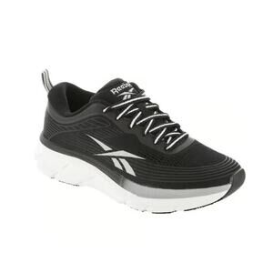 Womens Reebok Road‎ Strider Athletic Sneakers, Size 10, Black White